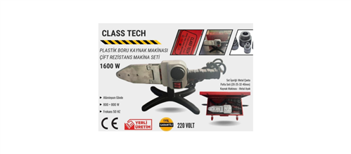 CLASS BORU KAYNAK MAKİNESİ 220 VOLT 1600 WATT ALÜMİNYUM MAVİ